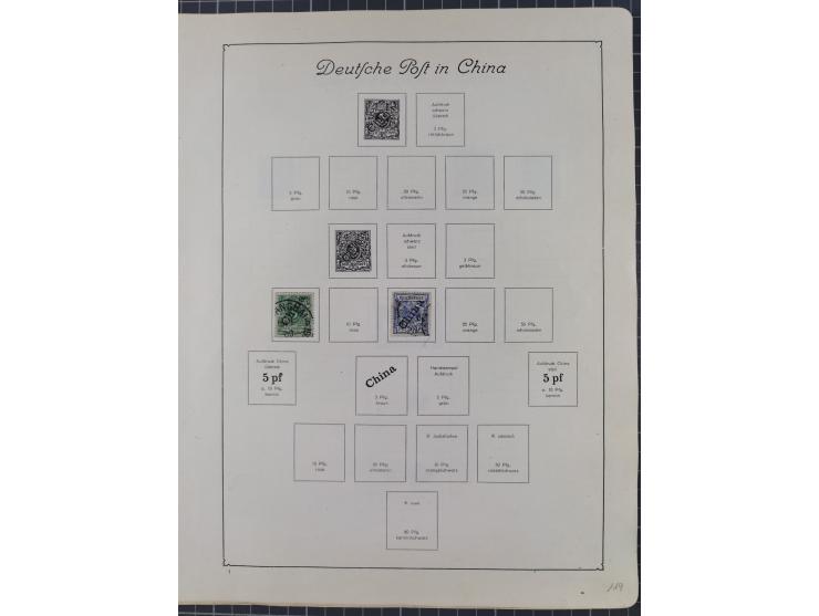 1872/1946, ungebrauchte/postfrische und gestempelte Sammlung ab Deutsches Reich mit besseren, ab 1933 viele postfrische Ausga