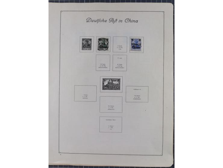 1872/1946, ungebrauchte/postfrische und gestempelte Sammlung ab Deutsches Reich mit besseren, ab 1933 viele postfrische Ausga