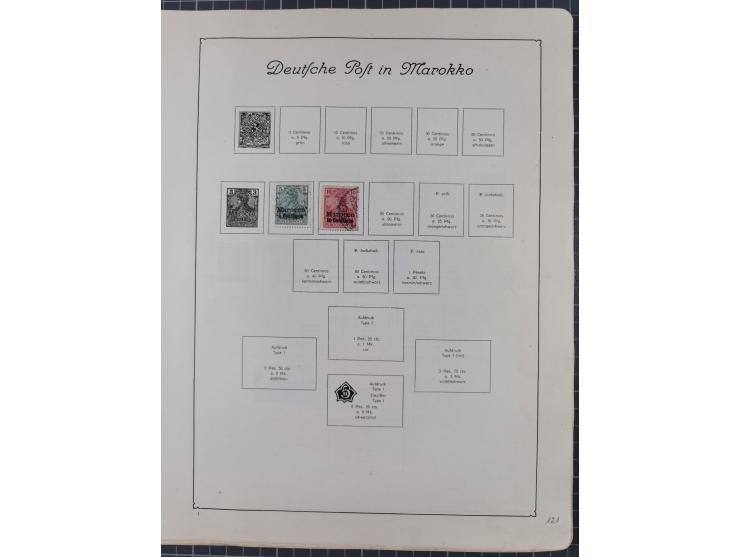 1872/1946, ungebrauchte/postfrische und gestempelte Sammlung ab Deutsches Reich mit besseren, ab 1933 viele postfrische Ausga