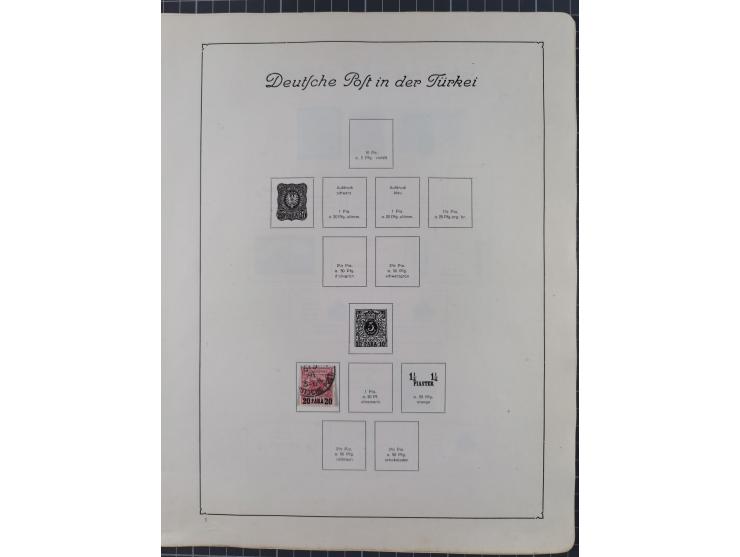 1872/1946, ungebrauchte/postfrische und gestempelte Sammlung ab Deutsches Reich mit besseren, ab 1933 viele postfrische Ausga