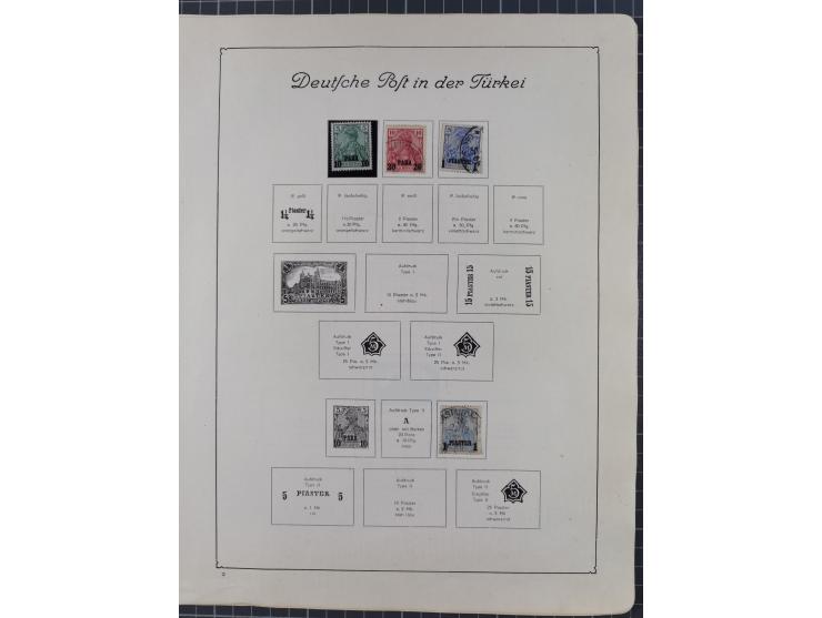 1872/1946, ungebrauchte/postfrische und gestempelte Sammlung ab Deutsches Reich mit besseren, ab 1933 viele postfrische Ausga