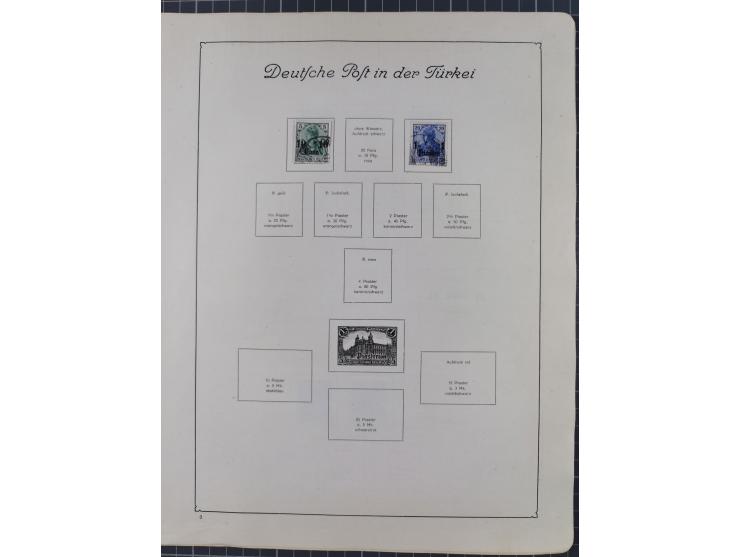 1872/1946, ungebrauchte/postfrische und gestempelte Sammlung ab Deutsches Reich mit besseren, ab 1933 viele postfrische Ausga