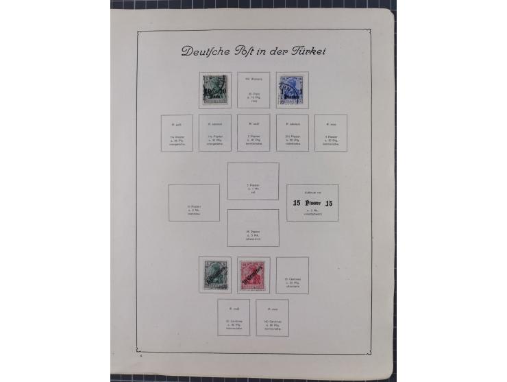 1872/1946, ungebrauchte/postfrische und gestempelte Sammlung ab Deutsches Reich mit besseren, ab 1933 viele postfrische Ausga