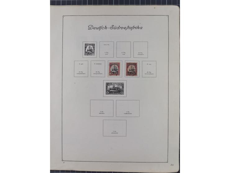 1872/1946, ungebrauchte/postfrische und gestempelte Sammlung ab Deutsches Reich mit besseren, ab 1933 viele postfrische Ausga