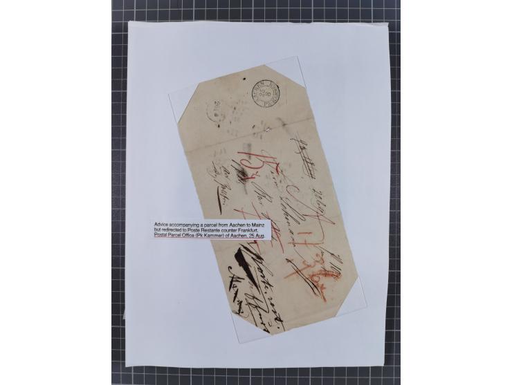 1698/1858 (ca.), über 75 Vorphila-Briefe, mit Thurn und Taxis, Hamburg. etc., dabei viele verschiedene Stempel und Verwendung