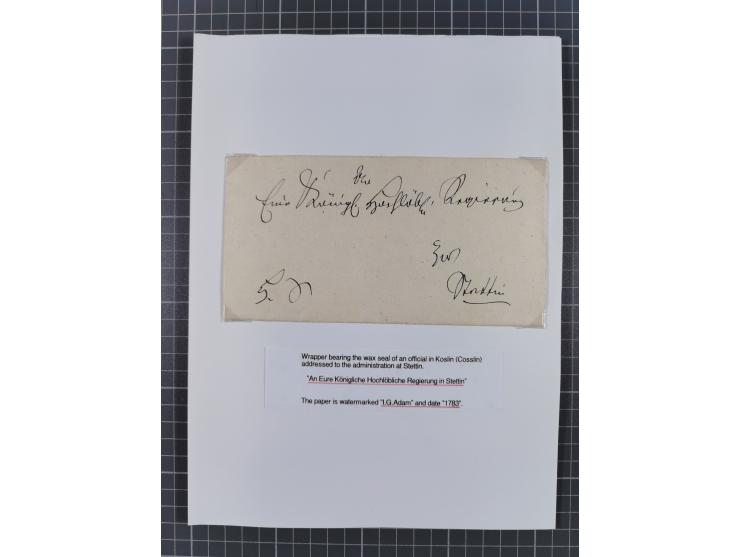 1698/1858 (ca.), über 75 Vorphila-Briefe, mit Thurn und Taxis, Hamburg. etc., dabei viele verschiedene Stempel und Verwendung