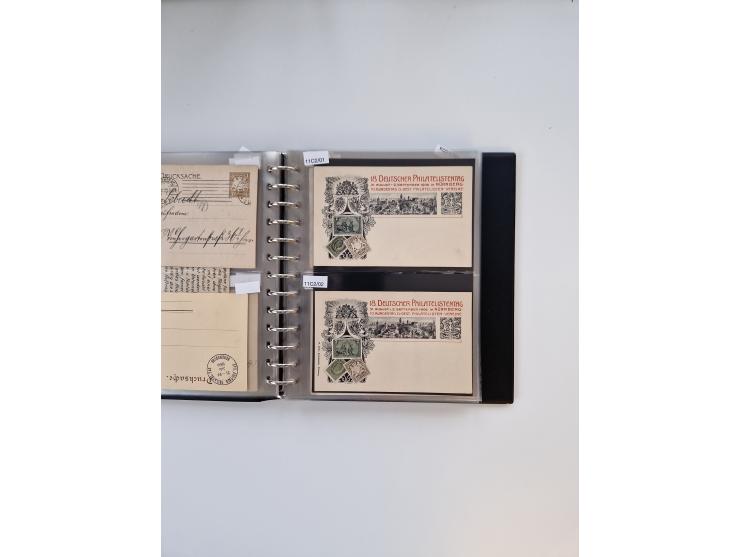 PRIVATGANZSACHEN: 1895/1912 (ca.), überwiegend reichhaltige ungebrauchte/gestempelte Sammlung von Privatpostkarten und Lithos