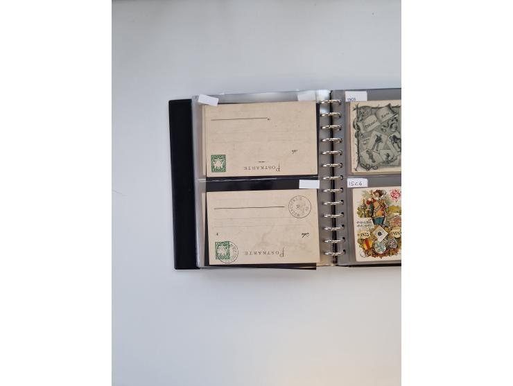 PRIVATGANZSACHEN: 1895/1912 (ca.), überwiegend reichhaltige ungebrauchte/gestempelte Sammlung von Privatpostkarten und Lithos