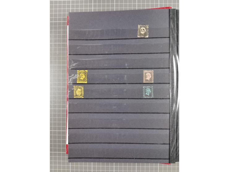 “1”-"1789", kleine Sammlung mit über 200 Werten, dabei einige wenige Paare, unterschiedliche Erhaltung