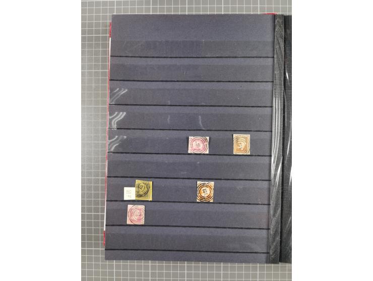 “1”-"1789", kleine Sammlung mit über 200 Werten, dabei einige wenige Paare, unterschiedliche Erhaltung