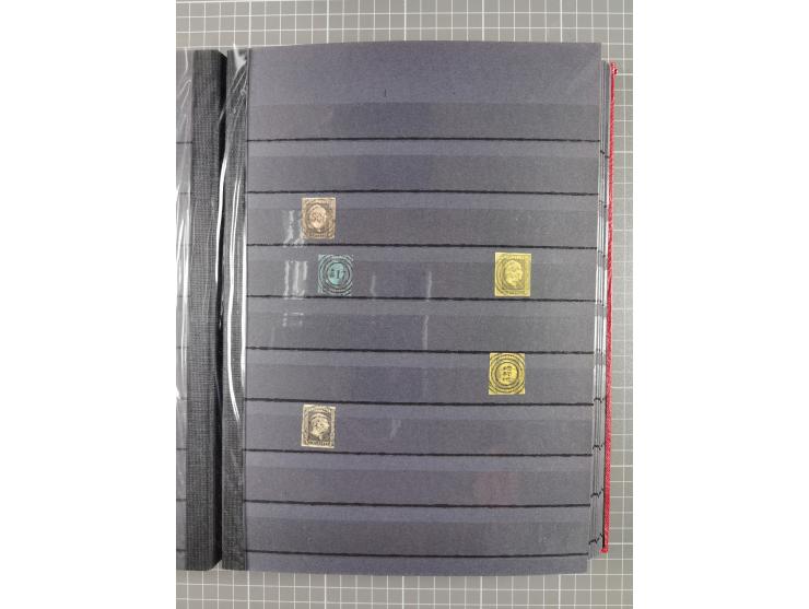 “1”-"1789", kleine Sammlung mit über 200 Werten, dabei einige wenige Paare, unterschiedliche Erhaltung