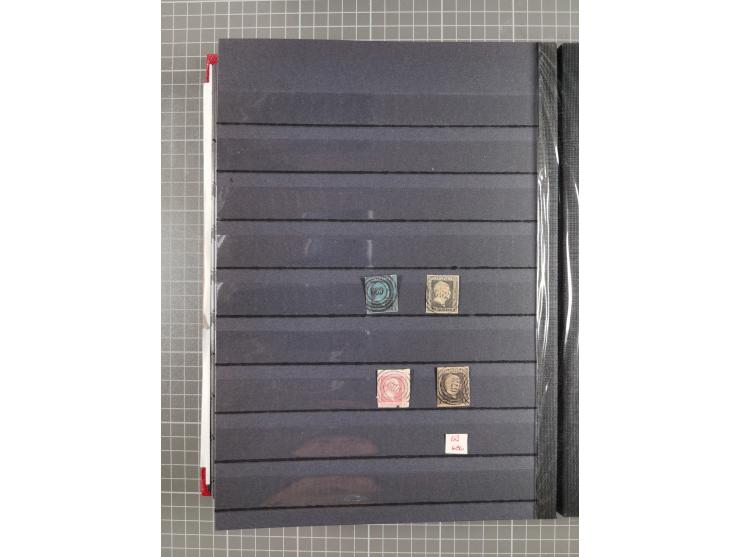 “1”-"1789", kleine Sammlung mit über 200 Werten, dabei einige wenige Paare, unterschiedliche Erhaltung