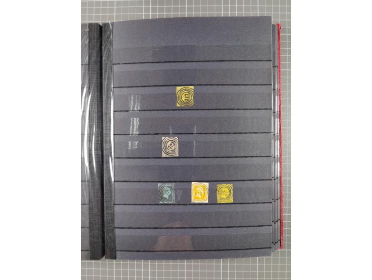 “1”-"1789", kleine Sammlung mit über 200 Werten, dabei einige wenige Paare, unterschiedliche Erhaltung