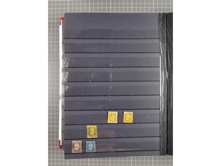 “1”-"1789", kleine Sammlung mit über 200 Werten, dabei einige wenige Paare, unterschiedliche Erhaltung