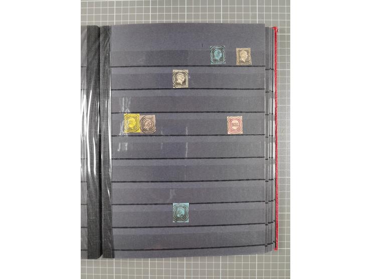 “1”-"1789", kleine Sammlung mit über 200 Werten, dabei einige wenige Paare, unterschiedliche Erhaltung