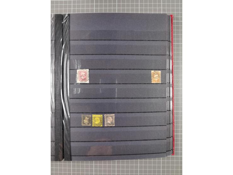 “1”-"1789", kleine Sammlung mit über 200 Werten, dabei einige wenige Paare, unterschiedliche Erhaltung