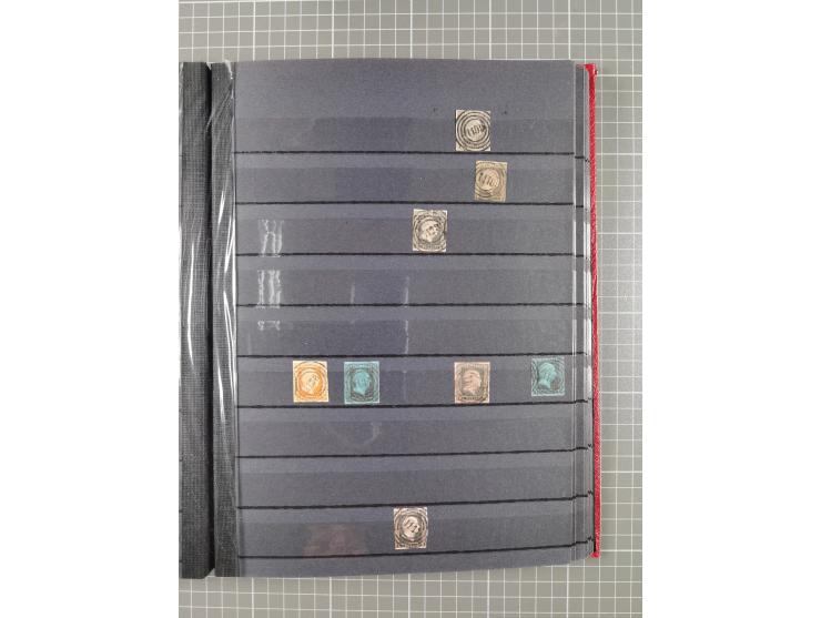 “1”-"1789", kleine Sammlung mit über 200 Werten, dabei einige wenige Paare, unterschiedliche Erhaltung