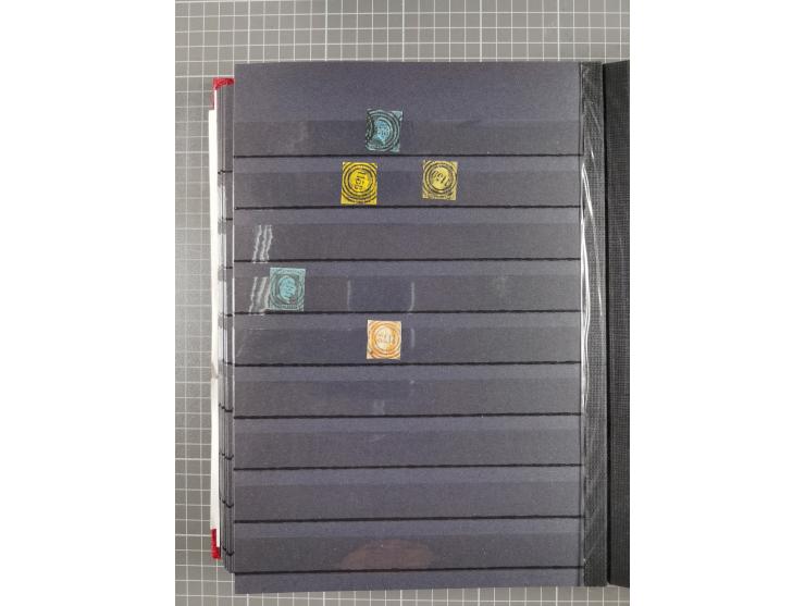 “1”-"1789", kleine Sammlung mit über 200 Werten, dabei einige wenige Paare, unterschiedliche Erhaltung