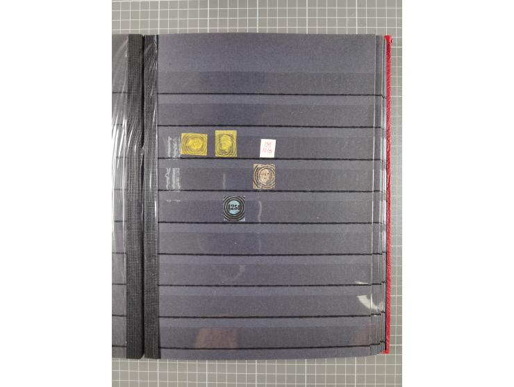 “1”-"1789", kleine Sammlung mit über 200 Werten, dabei einige wenige Paare, unterschiedliche Erhaltung