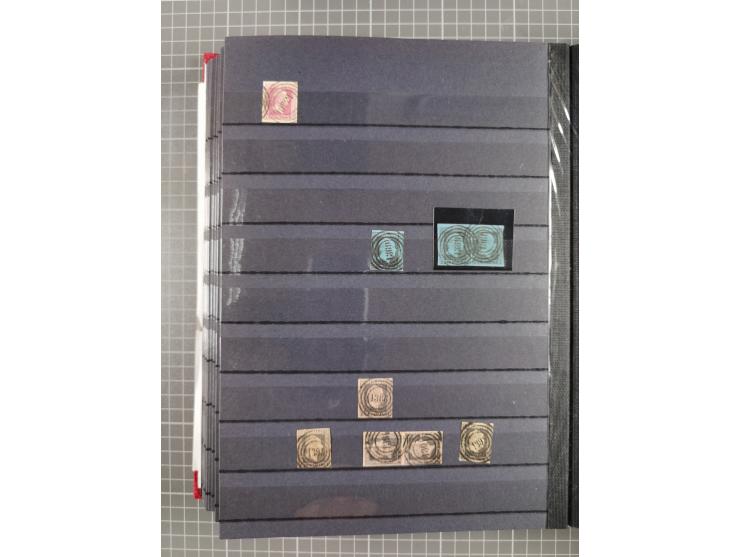 “1”-"1789", kleine Sammlung mit über 200 Werten, dabei einige wenige Paare, unterschiedliche Erhaltung