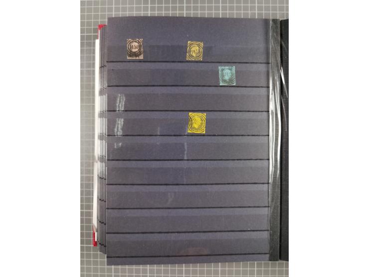 “1”-"1789", kleine Sammlung mit über 200 Werten, dabei einige wenige Paare, unterschiedliche Erhaltung