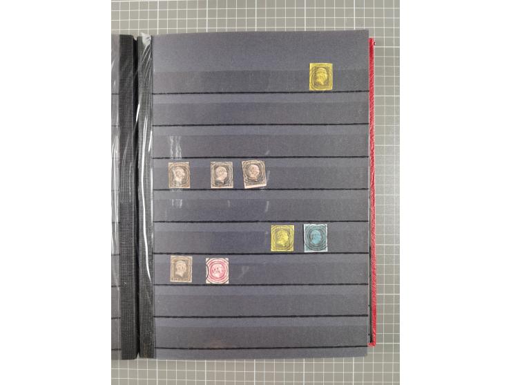 “1”-"1789", kleine Sammlung mit über 200 Werten, dabei einige wenige Paare, unterschiedliche Erhaltung