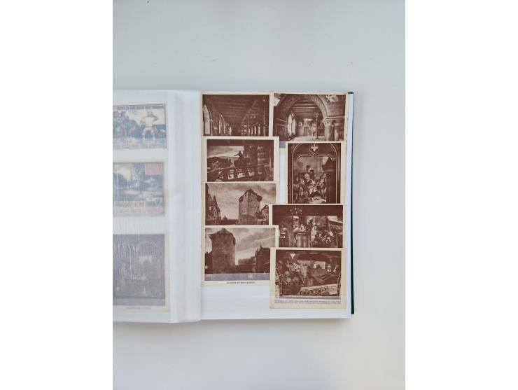 Notgeld-Serienscheine, saubere Sammlung in 16 meist dicken Steckalben, sauber nach Orten und Serien sortiert, überschlägig et