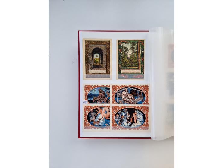 Notgeld-Serienscheine, saubere Sammlung in 16 meist dicken Steckalben, sauber nach Orten und Serien sortiert, überschlägig et