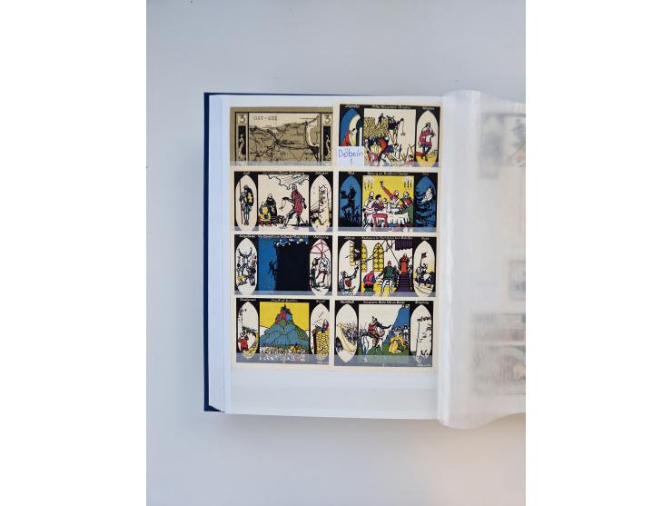 Notgeld-Serienscheine, saubere Sammlung in 16 meist dicken Steckalben, sauber nach Orten und Serien sortiert, überschlägig et