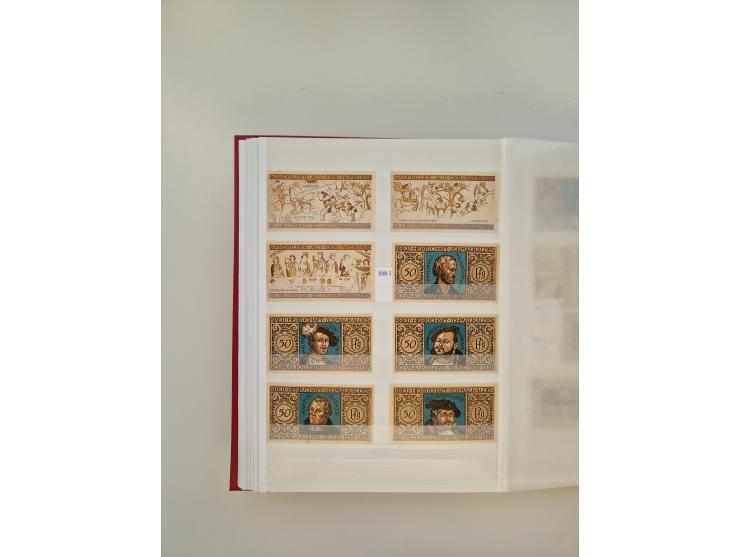 Notgeld-Serienscheine, saubere Sammlung in 16 meist dicken Steckalben, sauber nach Orten und Serien sortiert, überschlägig et