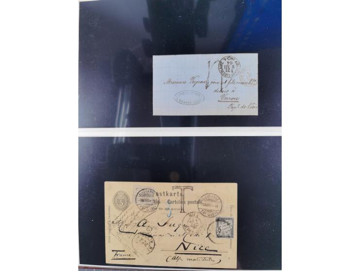 1684/1953 (ca.), attractive group of around 95 covers and cards, strength before the 1920s, showing an eclectic range of usag