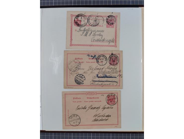 1684/1953 (ca.), attractive group of around 95 covers and cards, strength before the 1920s, showing an eclectic range of usag