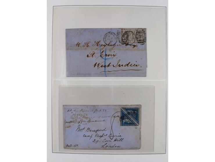 1684/1953 (ca.), attractive group of around 95 covers and cards, strength before the 1920s, showing an eclectic range of usag