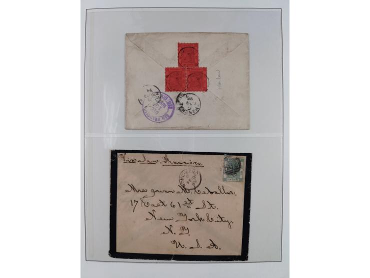 1684/1953 (ca.), attractive group of around 95 covers and cards, strength before the 1920s, showing an eclectic range of usag