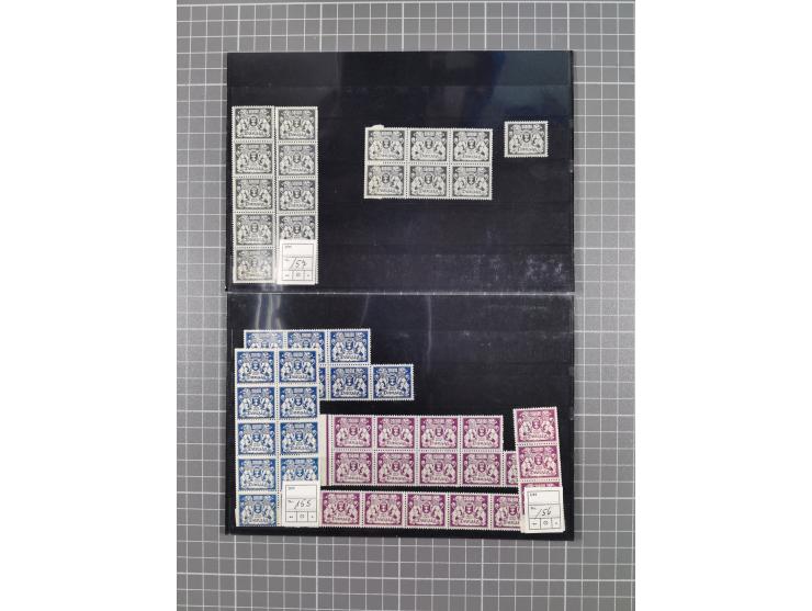 1920/39, vorwiegend postfrische Partie, teils in Einheiten inkl. Dienst- und Portomarken, dabei einige bessere wie Mi.-Nr. 23