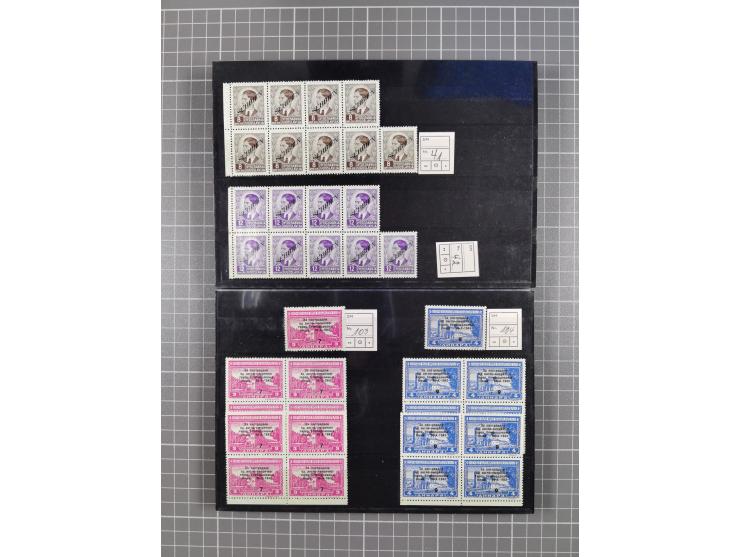 1941, Serbien und Generalgouvernement, vorwiegend postfrische Partie, dabei Generalgouvernement Mi.-Nr. 17-39 per 8 sowie Ser