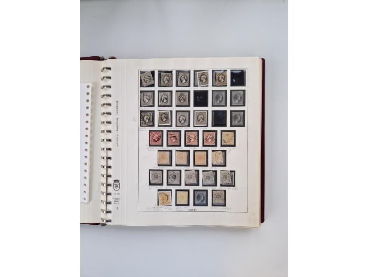 1838/1972 (ca.), valuable mint never hinged/unused and used collection with a few covers, including Officials, Postage Dues a