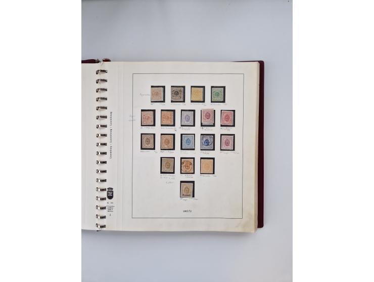 1838/1972 (ca.), valuable mint never hinged/unused and used collection with a few covers, including Officials, Postage Dues a