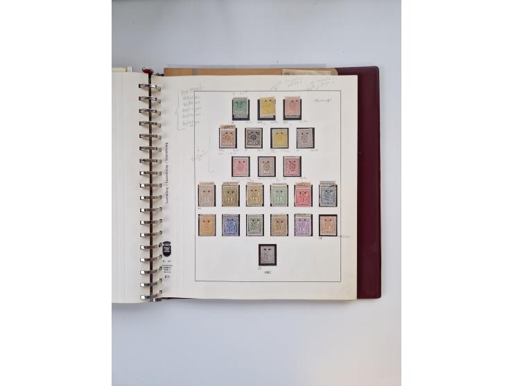 1838/1972 (ca.), valuable mint never hinged/unused and used collection with a few covers, including Officials, Postage Dues a