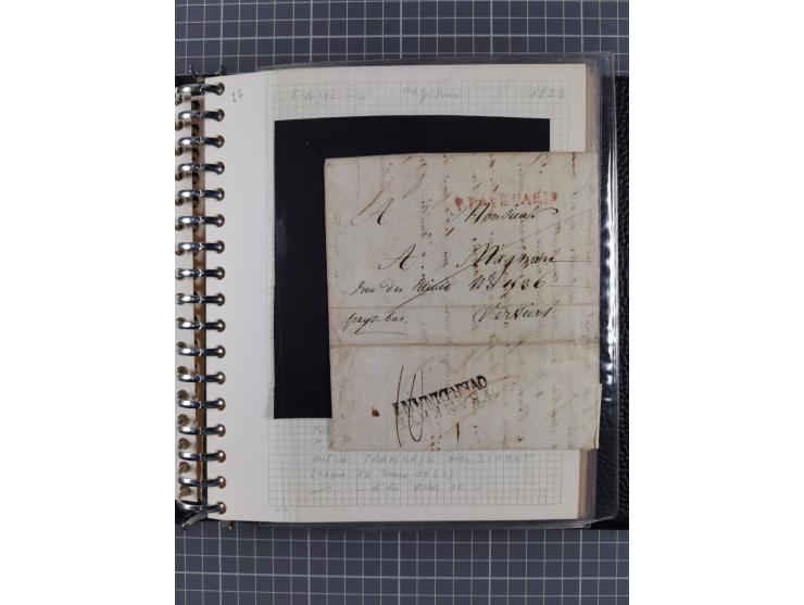 1805/32, 27 letters incl. some better destinations, e.g. Austria and Luxembourg, good condition