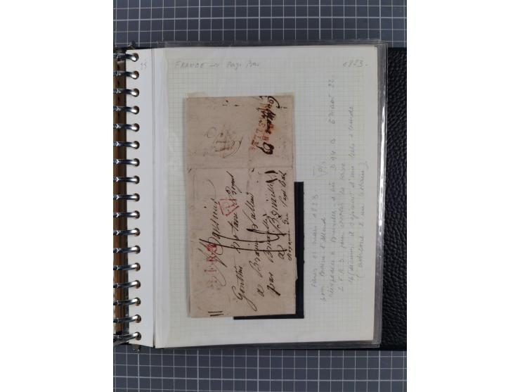 1805/32, 27 letters incl. some better destinations, e.g. Austria and Luxembourg, good condition