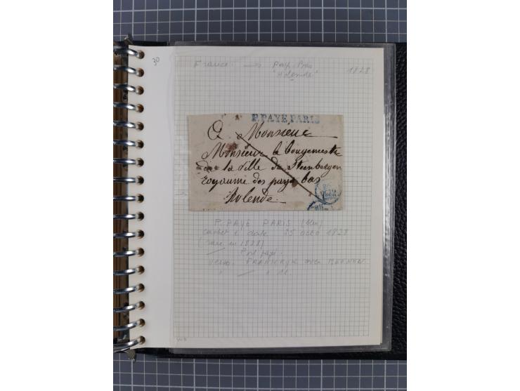 1805/32, 27 letters incl. some better destinations, e.g. Austria and Luxembourg, good condition