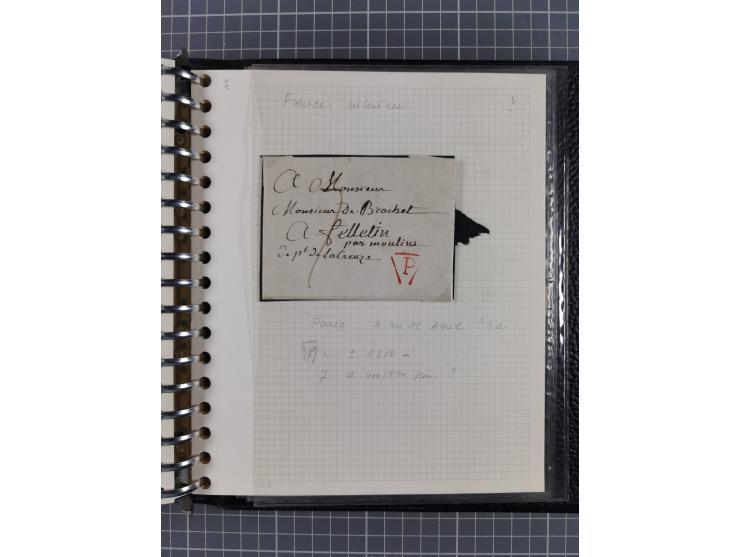 1805/32, 27 letters incl. some better destinations, e.g. Austria and Luxembourg, good condition