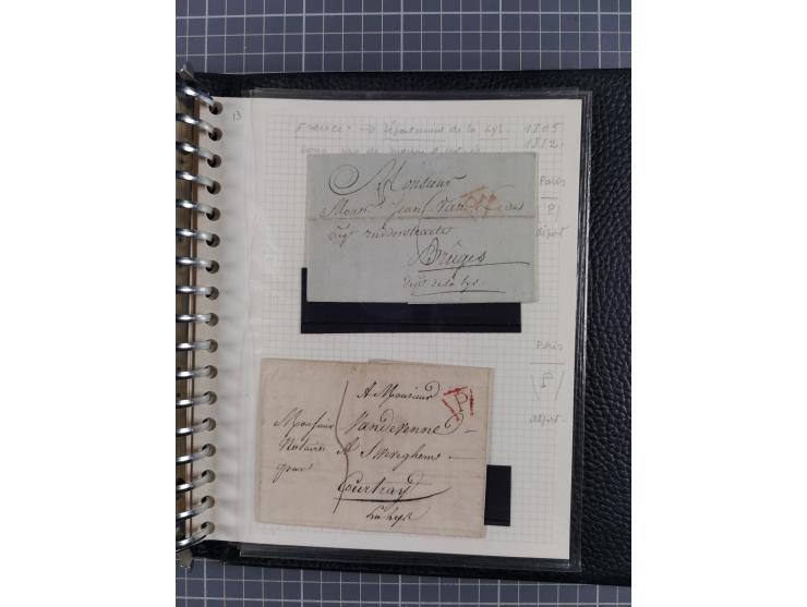 1805/32, 27 letters incl. some better destinations, e.g. Austria and Luxembourg, good condition