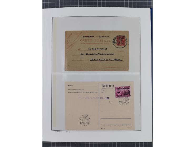 1920/23, interessante Partie mit über 60 Briefen und Karten, dabei R-Briefe, Flugpost, Bahnpost, etwas unterschiedliche, meis