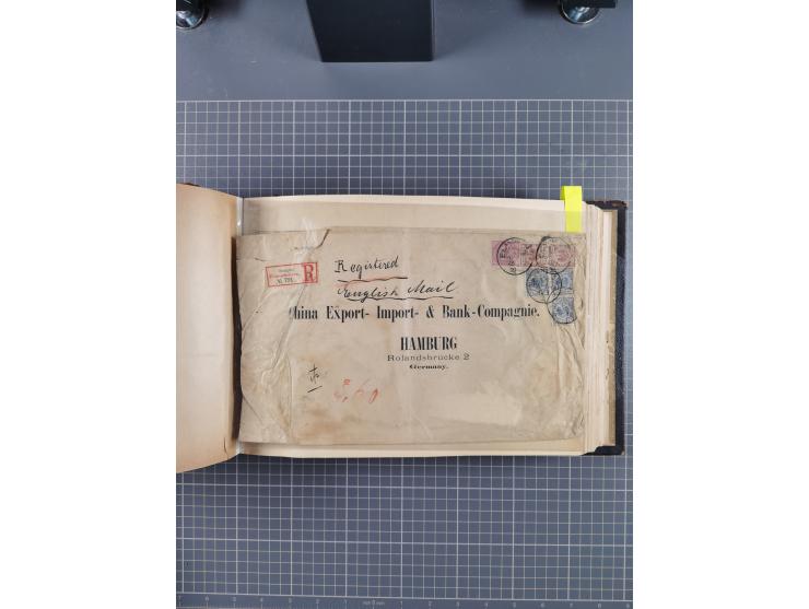 1791/1957 (ca.), around 190 covers and cards, strength before the 1920s with plenty of interesting frankings and usages, note