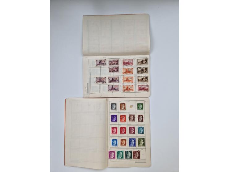 1900/1950(ca.), interessante Partie mit über 100 Briefen, dabei bessere, außerdem diverse alter Auswahlhefte, dabei teils Aus