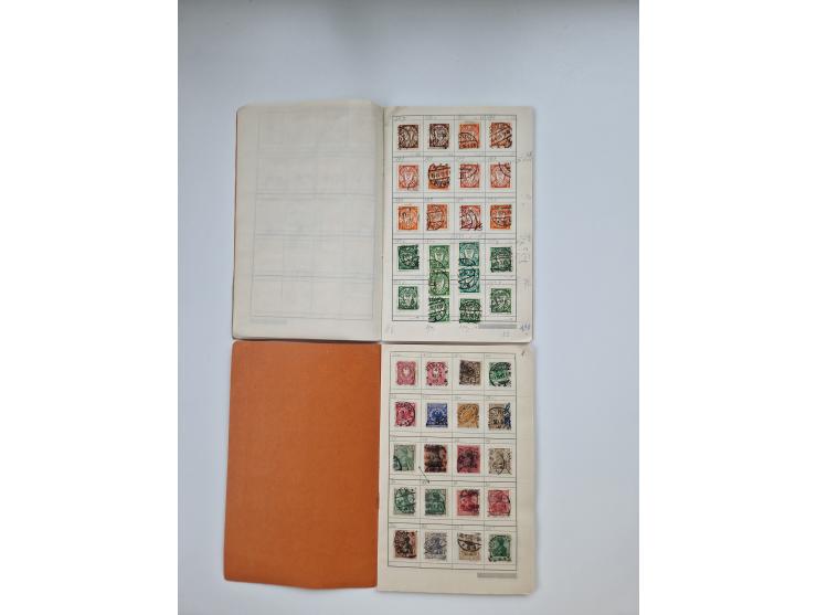 1900/1950(ca.), interessante Partie mit über 100 Briefen, dabei bessere, außerdem diverse alter Auswahlhefte, dabei teils Aus