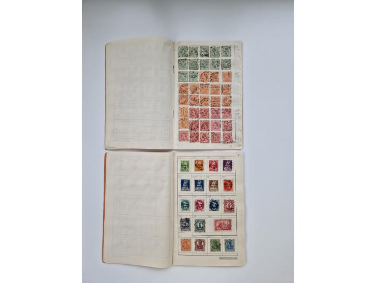 1900/1950(ca.), interessante Partie mit über 100 Briefen, dabei bessere, außerdem diverse alter Auswahlhefte, dabei teils Aus