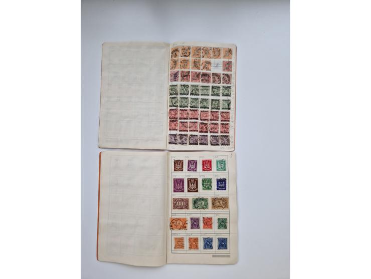 1900/1950(ca.), interessante Partie mit über 100 Briefen, dabei bessere, außerdem diverse alter Auswahlhefte, dabei teils Aus